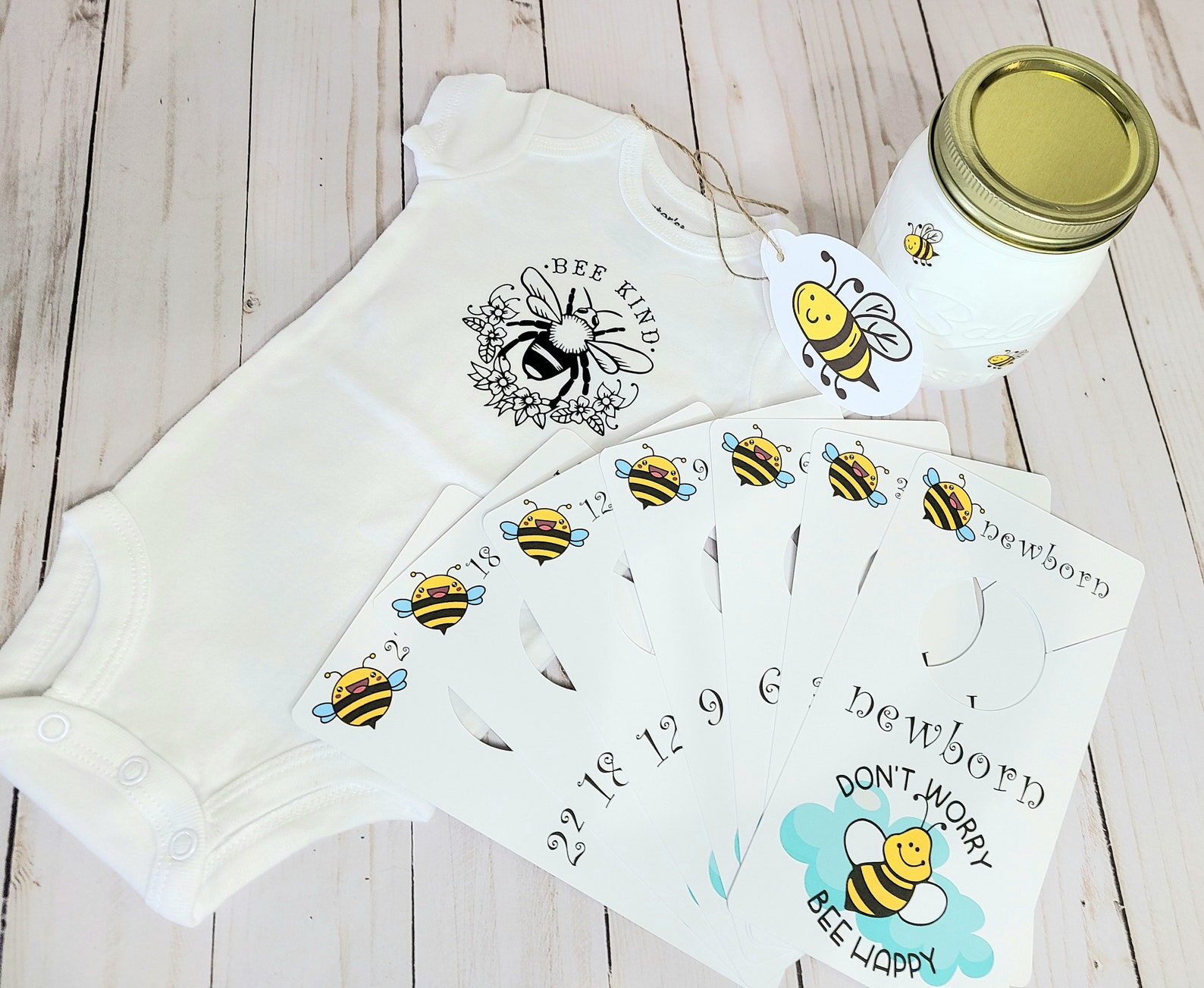 Baby gift set bee themed baby gift bumblebee baby gift Etsy