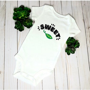 Sweet pea baby bodysuit, baby boy outfit, infant baby bodysuit, baby clothing, baby shower gift, sweet pea gift, baby outfit