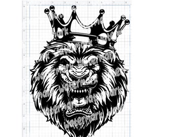 Download Lion Crown Svg Etsy