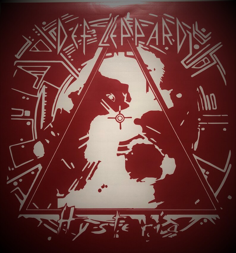 Def Leppard Hysteria svg Etsy