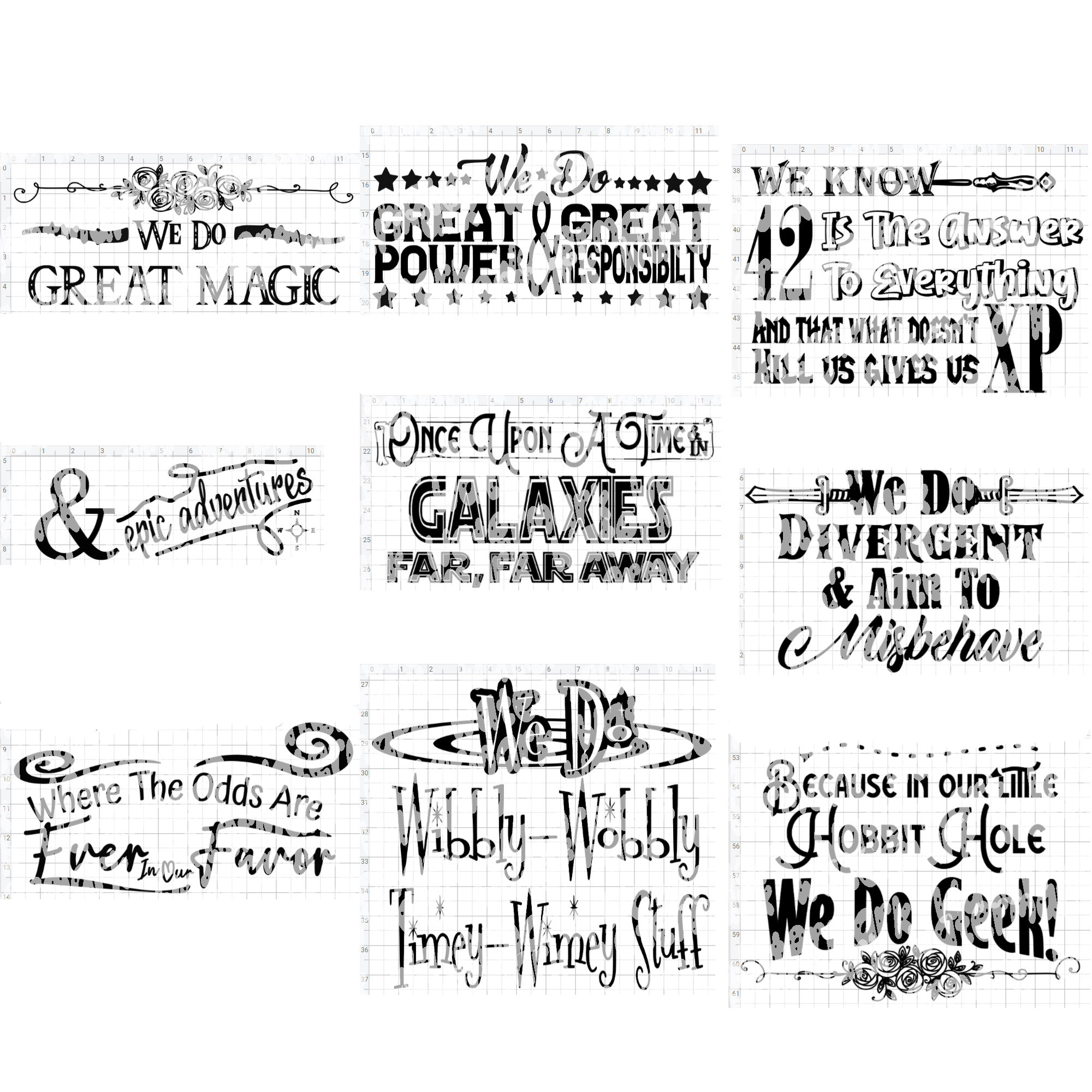 Download We Do Geek Huge Cutting Project 11 5 Inches By 5 Feet Svg Etsy