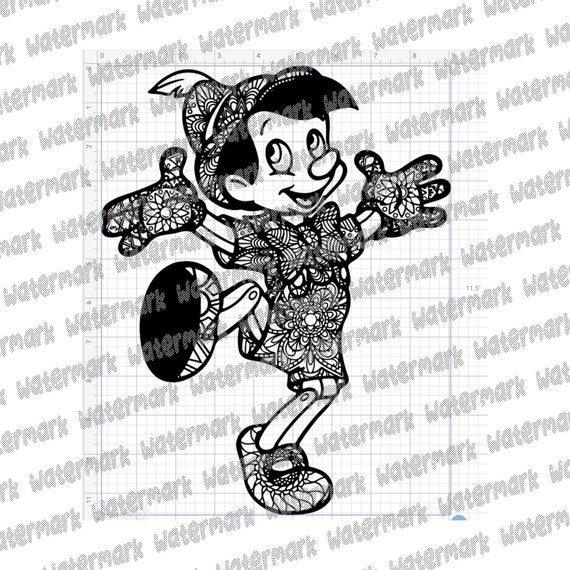 Download Pinocchio Mandala Svg Etsy