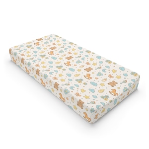 Baby Changing Pad Cover, Cute Animal Patterns, Nursery Decor, Baby Shower Gift, Soft & Cozy Fabric, Gender Neutral Design
