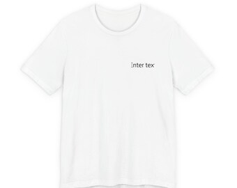 T-shirt graphique minimaliste : T-shirt unisexe décontracté en coton
