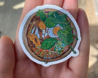 Ramen Bowl Sticker: Glossy Vinyl, Laptop Decal