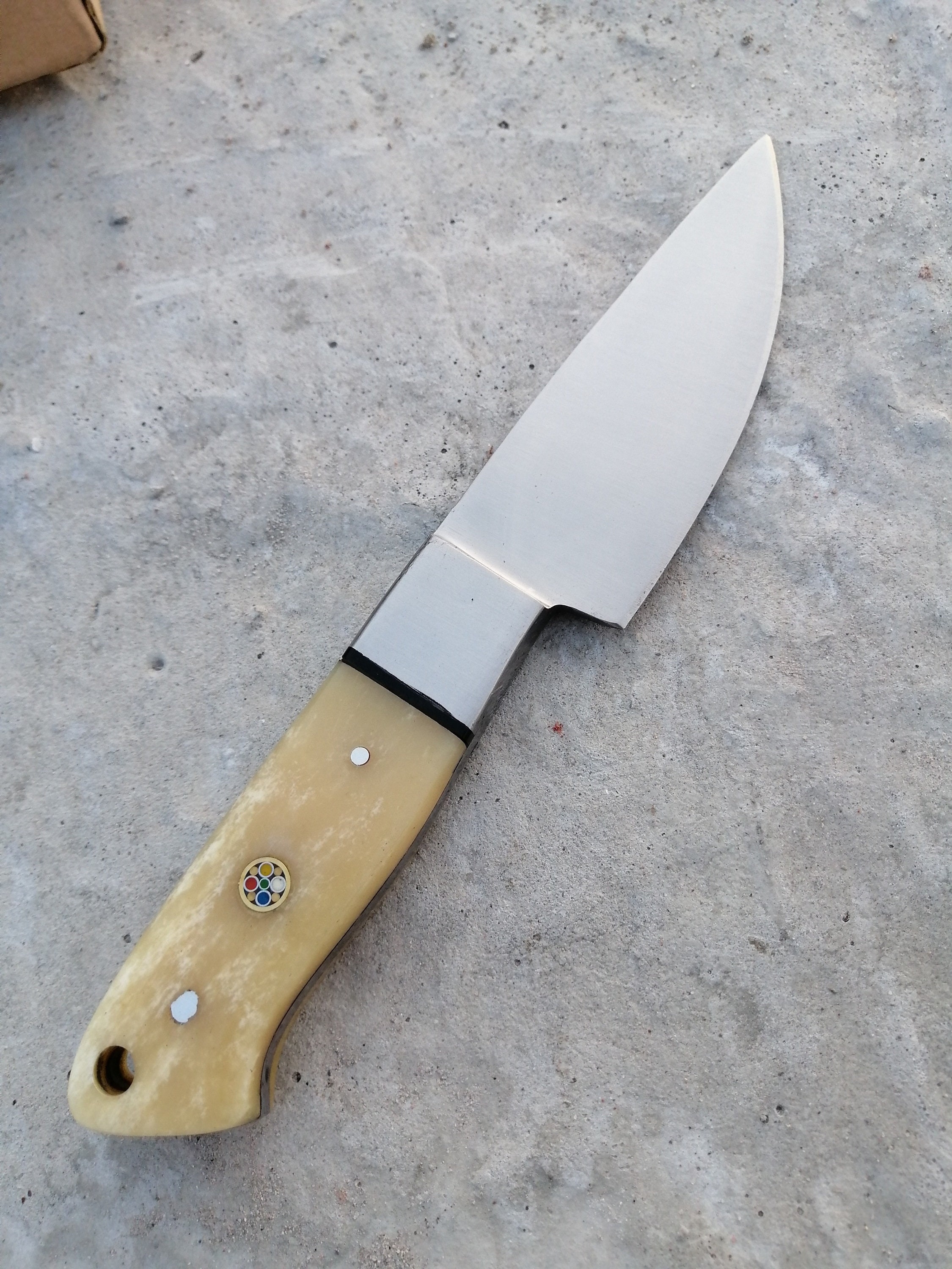 Hand Made Carbon Steel chef knife/ kitchen knife with Etsy
