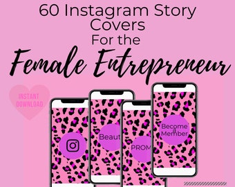 Instagram Story Cover, Female Entrepreneur Branding, Instagram Highlight for Girl Boss