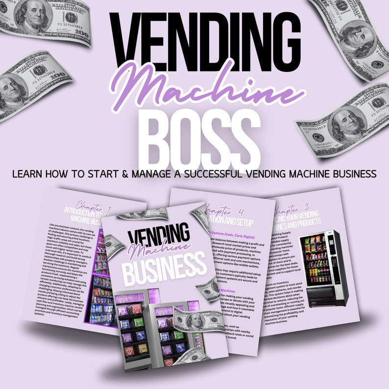 How to Start & Run a Successful Vending Machine Business | Ebook PDF ...