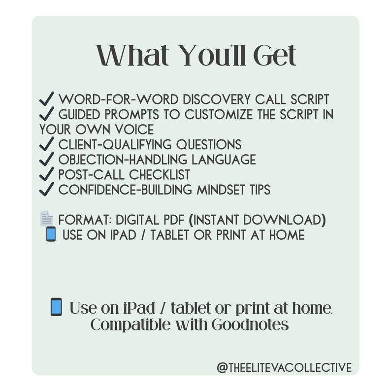 Discovery Call Script for Vas and Coaches| Virtual Assistant Sales Call ...