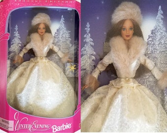 winter fantasy barbie 1995 value