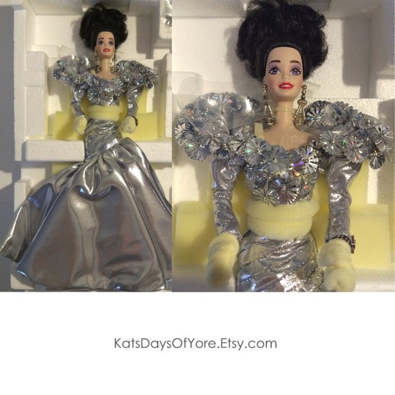Poupée Barbie Porcelaine Silver Starlight - Edition Limitée 1994, Boîte D'Origine
