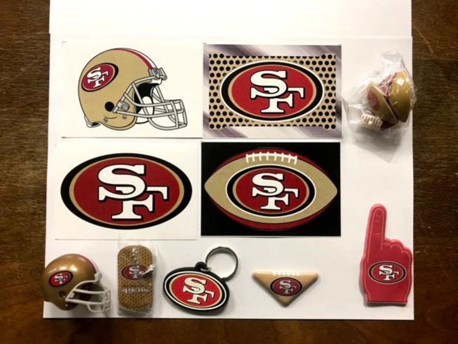 NFL San Francisco 49ers Fan Pack Party Favor Stocking Stuffer Etsy
