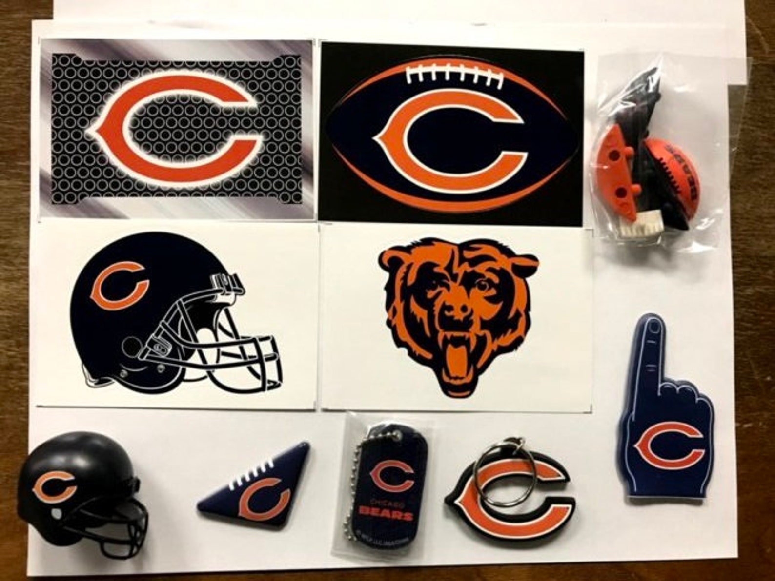 NFL Chicago Bears Fan Pack Party Favor Stocking Stuffer Etsy