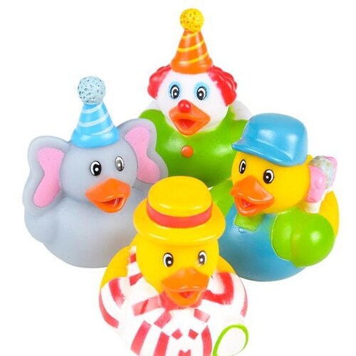 2 Carnival Rubber Duckies 12 Assorted Ducks per Order Etsy