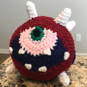 Crochet Cacodemon Plushie PDF Pattern
