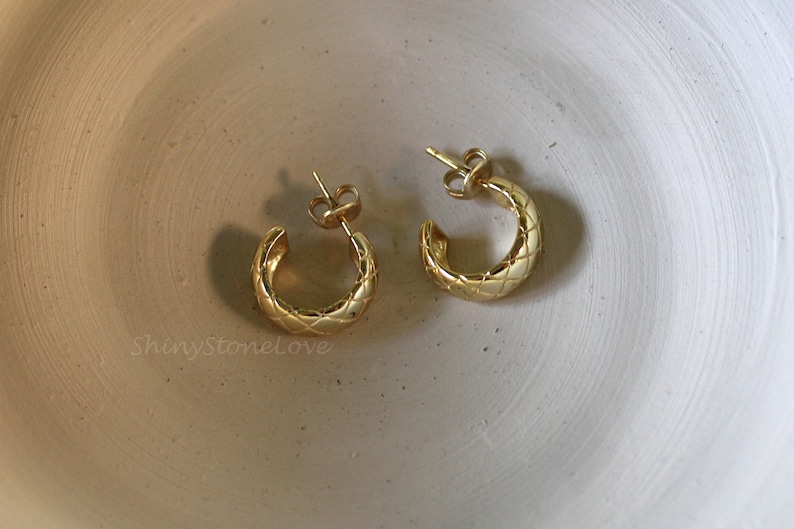 Bold Hoop Earrings thick hoop earrings Silver Hoop Earrings Chunky Gold Hoop Earrings
