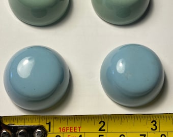 Rare Vintage porcelain toilet bolt cap covers (pair)
