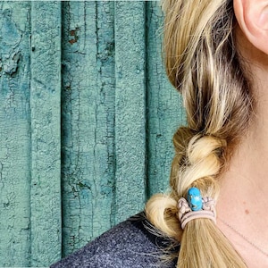 Kintsugi Blues - Radiant Copper Blue Turquoise Bracelet