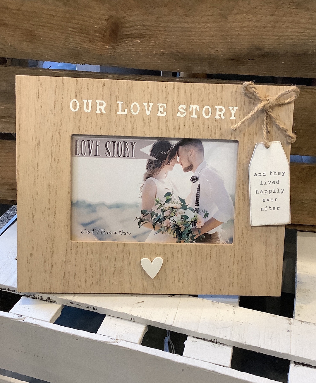Our Love Story Photo Frame, You & Me Frame, Wedding, Engagement ...