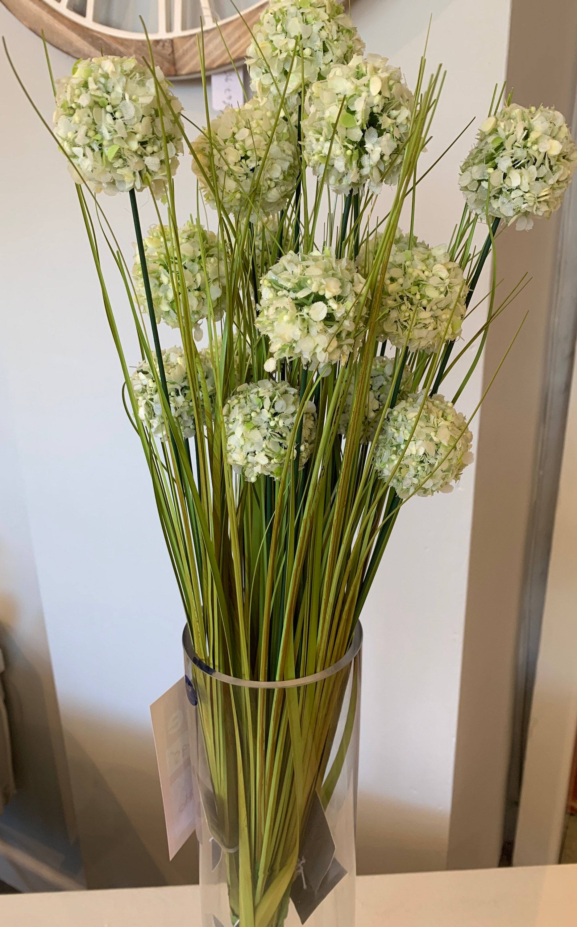 Billy Button Head Spray Stem Faux Flowers Artificial Flower Etsy UK