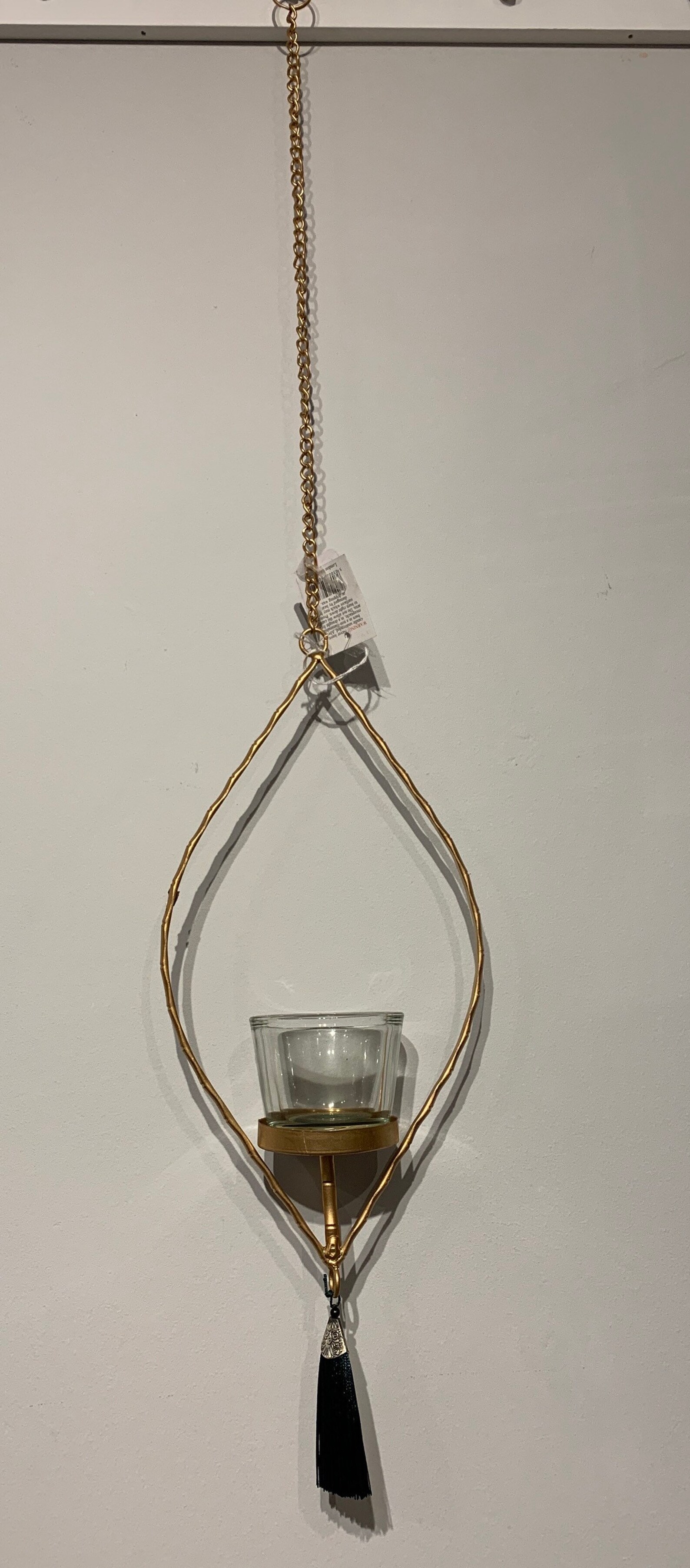 Hanging Tea light holder metal design oriental style home Etsy