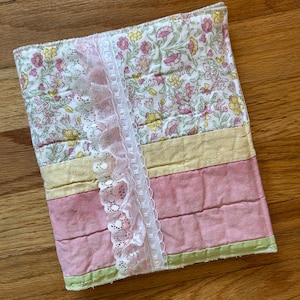 Bible Cover - Quilted Bible Cover - Fabric Book Cover - Quilted Book Cover