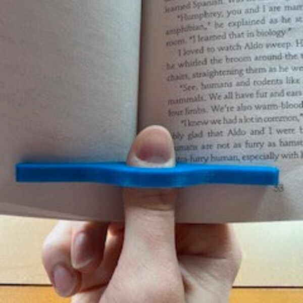 One Hand Book Holder Etsy