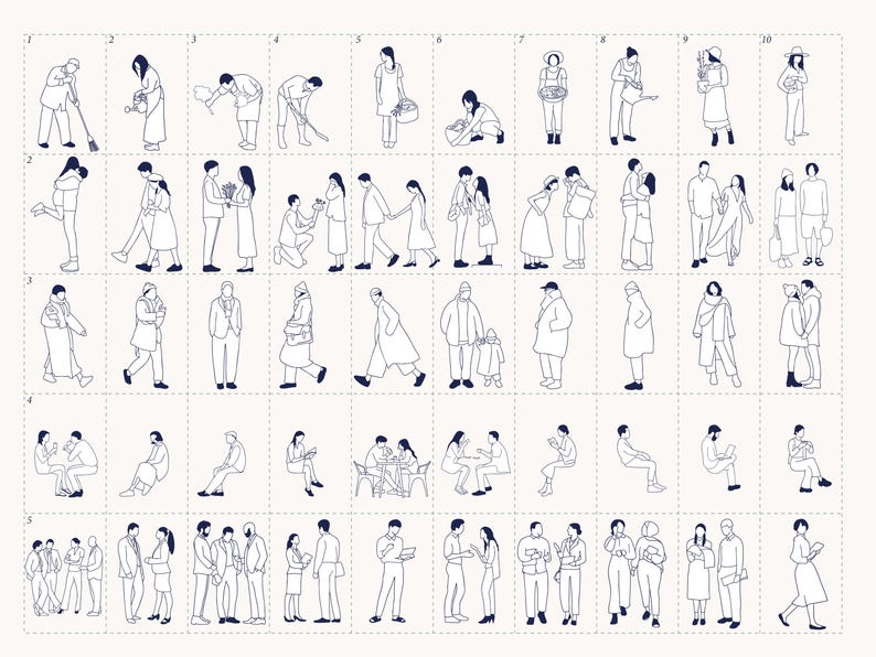 Mini People Vol. 2 Clipart | Flat Character Illustrations for ...