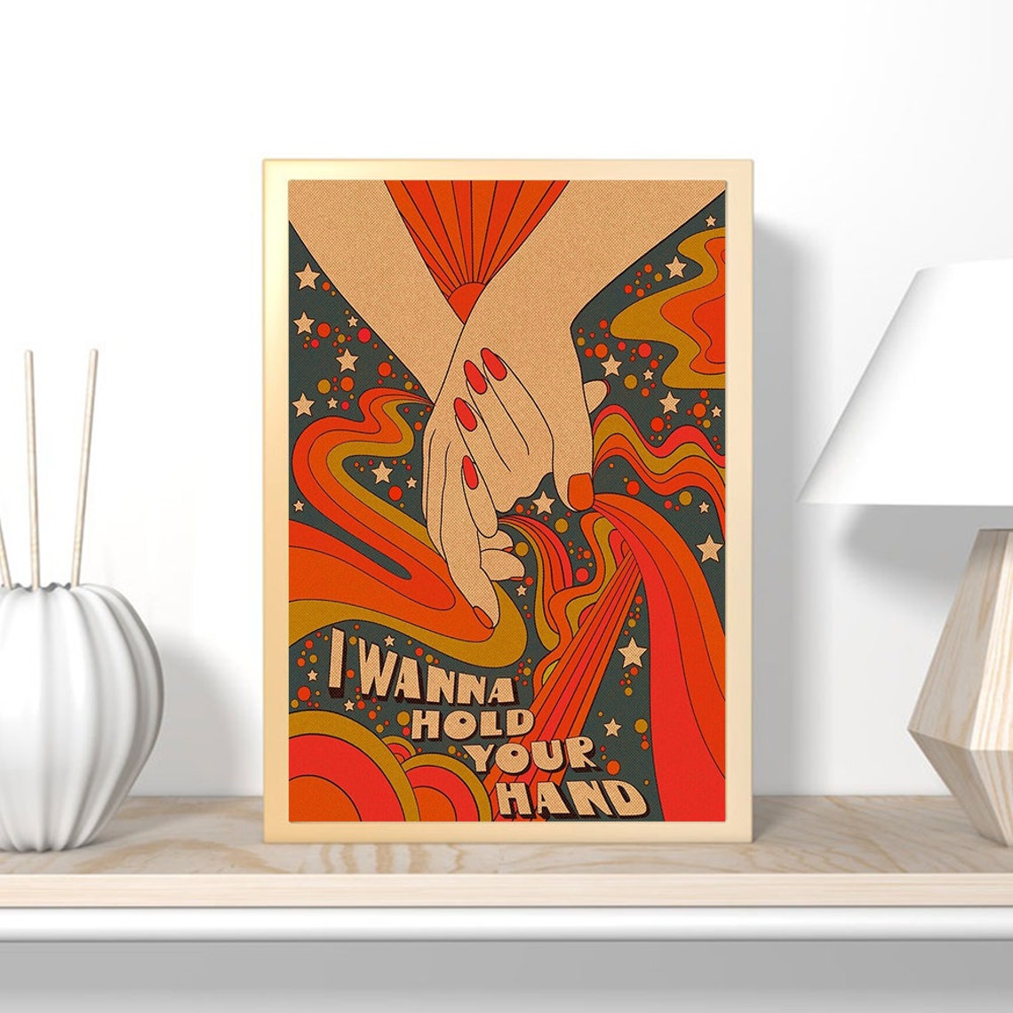 I Wanna Hold Your Hand Poster Vintage Poster Home Decor - Etsy
