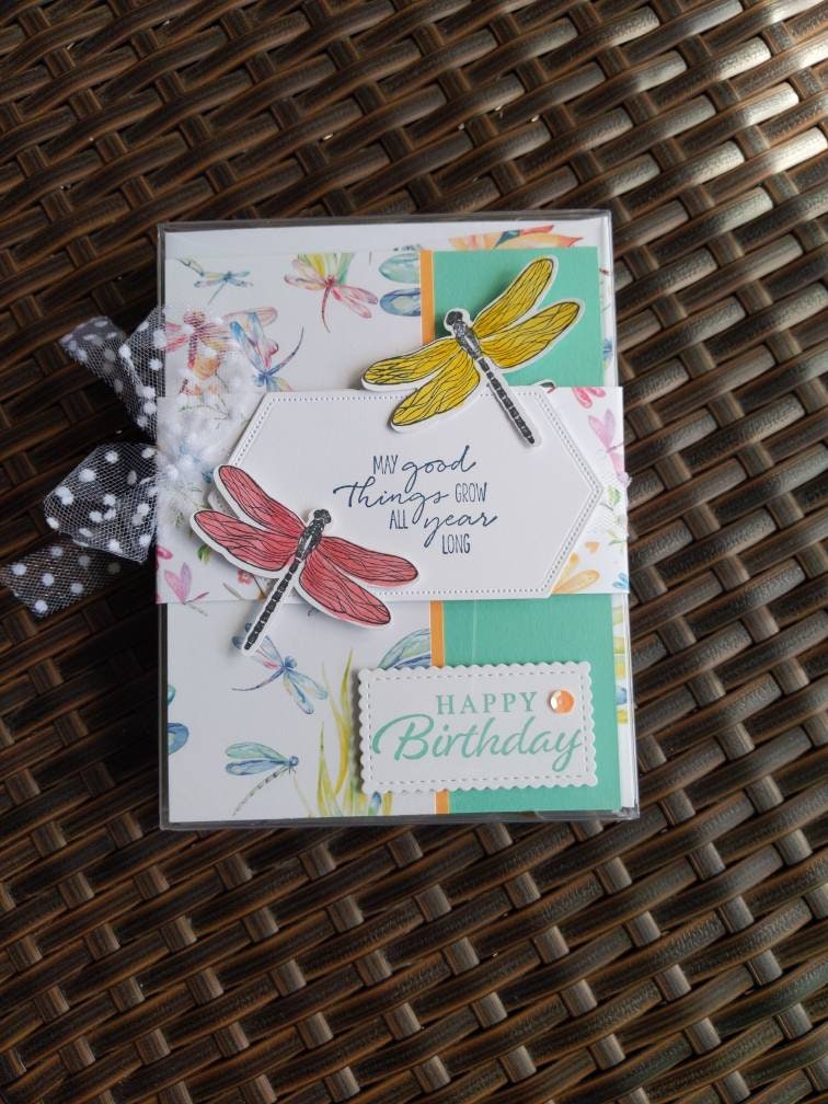 Dragonfly Garden Stampin Up - Etsy