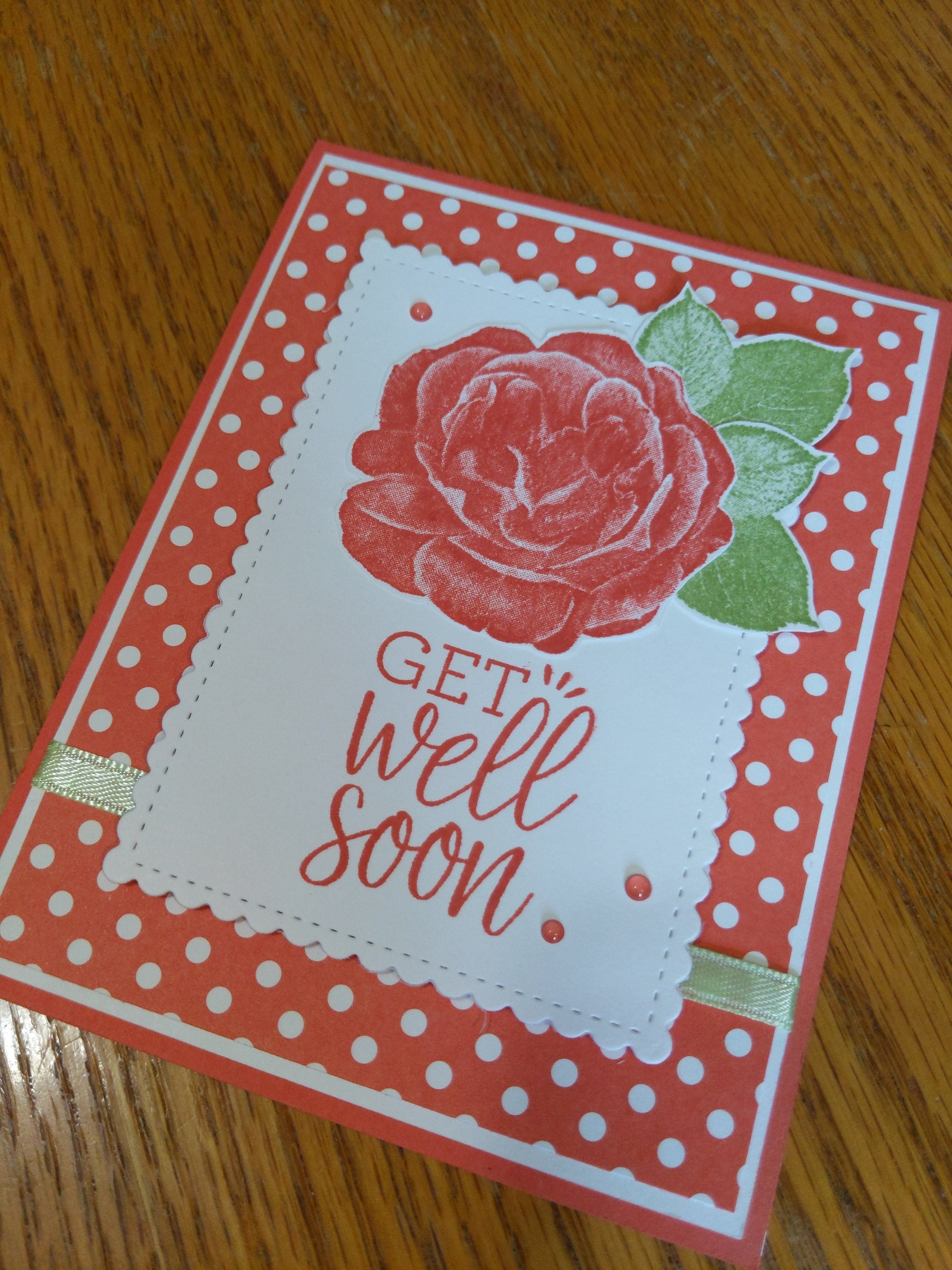 Get Well Soon Cards, Stampin up Healing Hugs Cards, Floral Cards ...