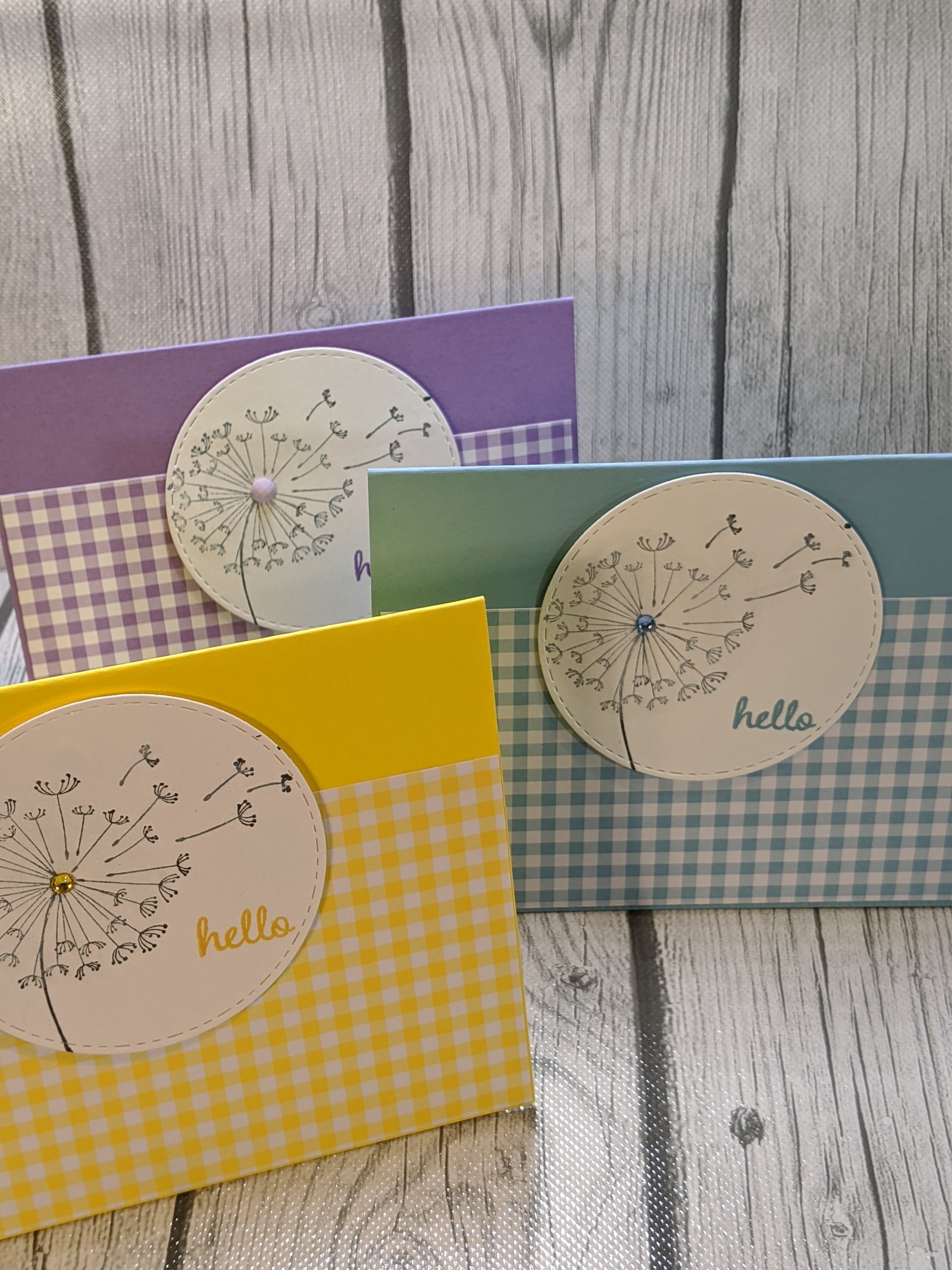 Thinking of You Cards, Stampin up Dandelion Wishes, Floral Cards, Blank ...