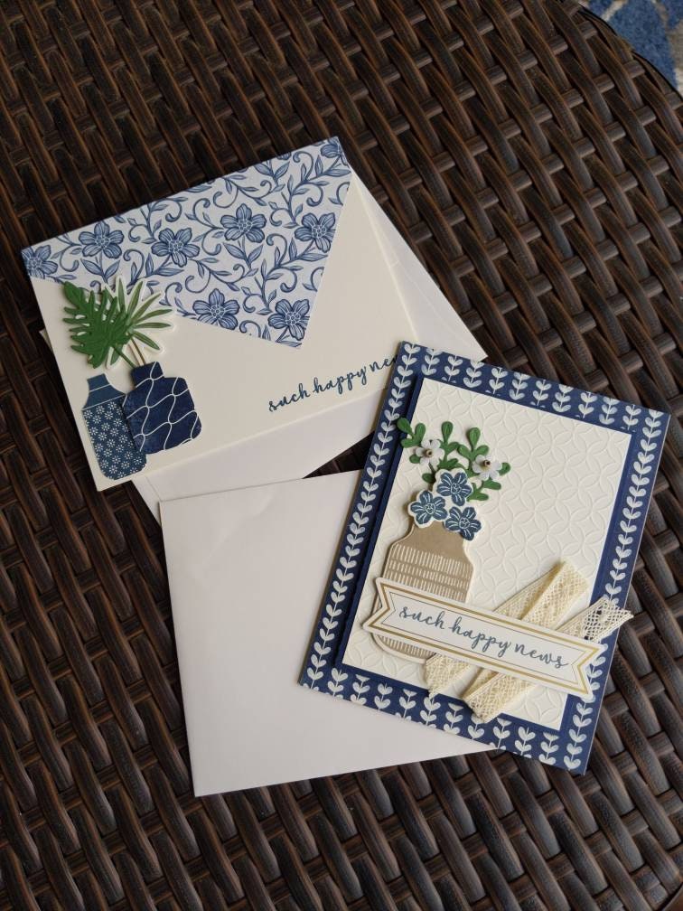 Stampin Up Boho Indigo Cards, Thinking of You Cards, Congratulations Cards, Cards for Family, Cards for Coworkers, Cards for Friends