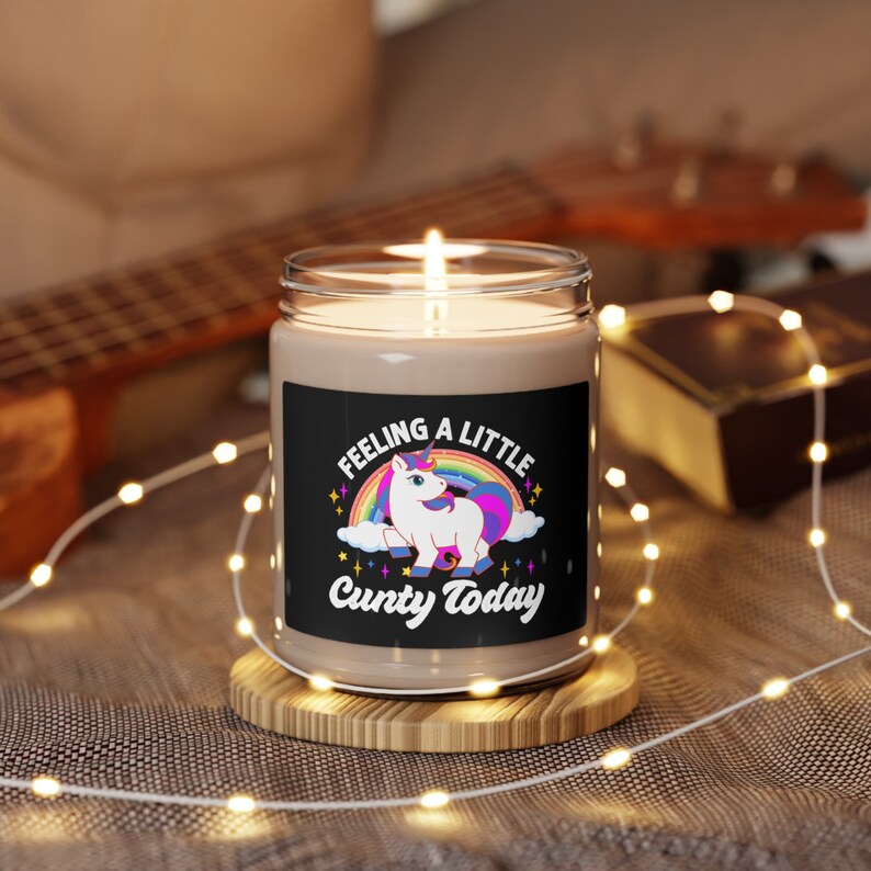 Funny Candle Adult Humor Gift Custom Candle Friendship Candle Cunty Candle Funny Gifts Feeling County Candle image 10