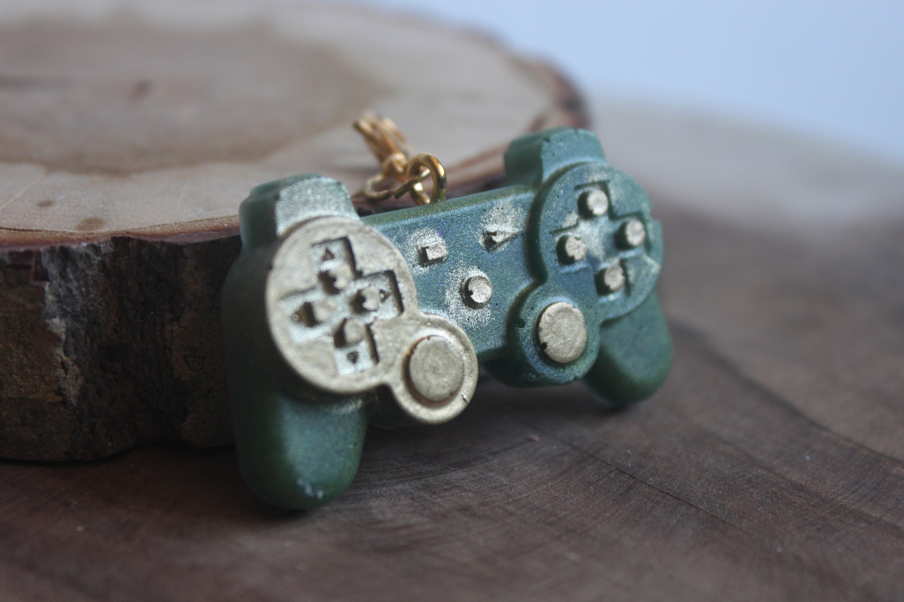 PlayStation Controller Keychain Keychain Etsy