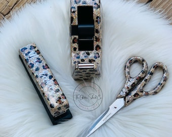 Leopard Office Desk Set