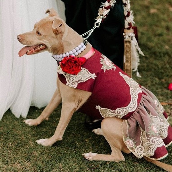 Wedding Dog Dress Etsy