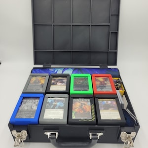 Premium MTG full art commander deck box set.