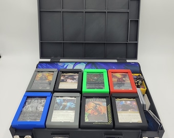 mtg commander deck carrying case USA Gear XL MTG Deck Box Bag with Card Holder & Sleeves - Travel Case for Magic  The Gathering