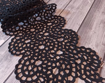 Chemin de table de luxe de longueur personnalisée 9,5 pouces de largeur