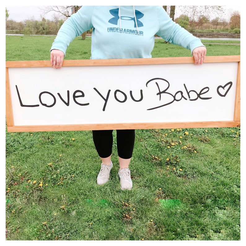 Hand written signs