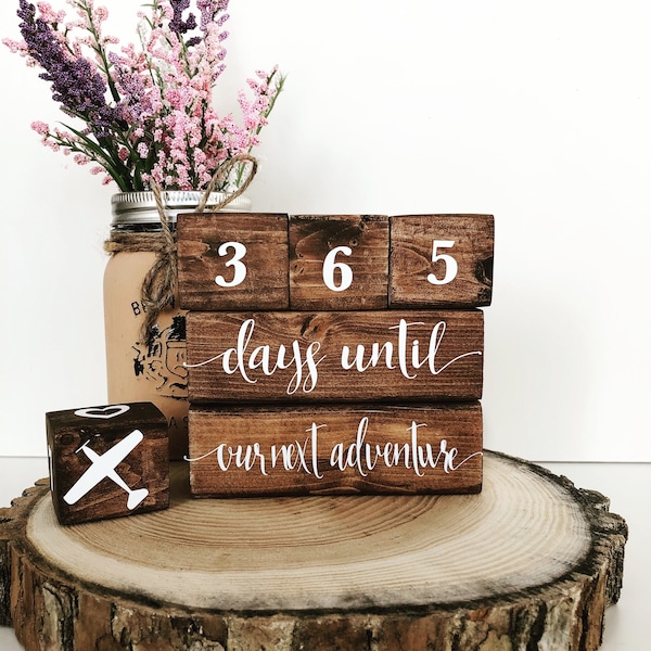 Wooden Block Countdown