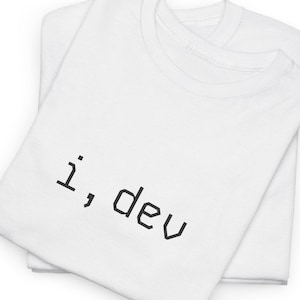 Minimalist Programmer Humor Tee | Coding Joke, Tech Shirt