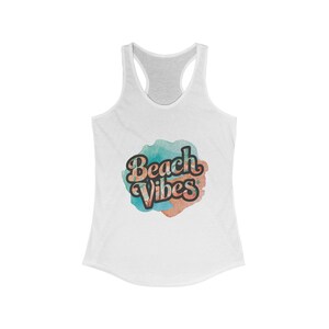 BEACH VIBES Tank Top | Limitierte Auflage | Sommer-Must-Have | Lässiges Damen-Tanktop | Urlaubsmodus EIN
