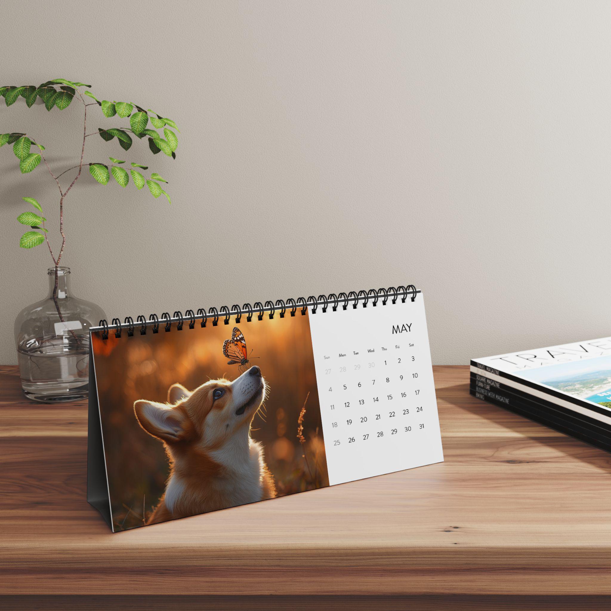 Adorable 2025 Desktop Calendar Adorable Monthly Prints