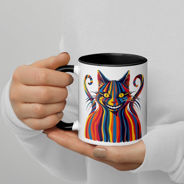 Cheshire Cat Mug – Your Coffee Will Disappear with a Grin