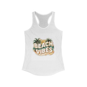 BEACH VIBES Tank Top | Limitierte Auflage | Sommer-Must-Have | Lässiges Damen-Tanktop | Urlaubsmodus EIN