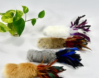 Catnip Tube - Rabbit Fur Toss Toy (out of stock)