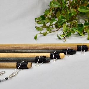 Cat Teaser Wand - Solid Wood  With Replaceable Cording