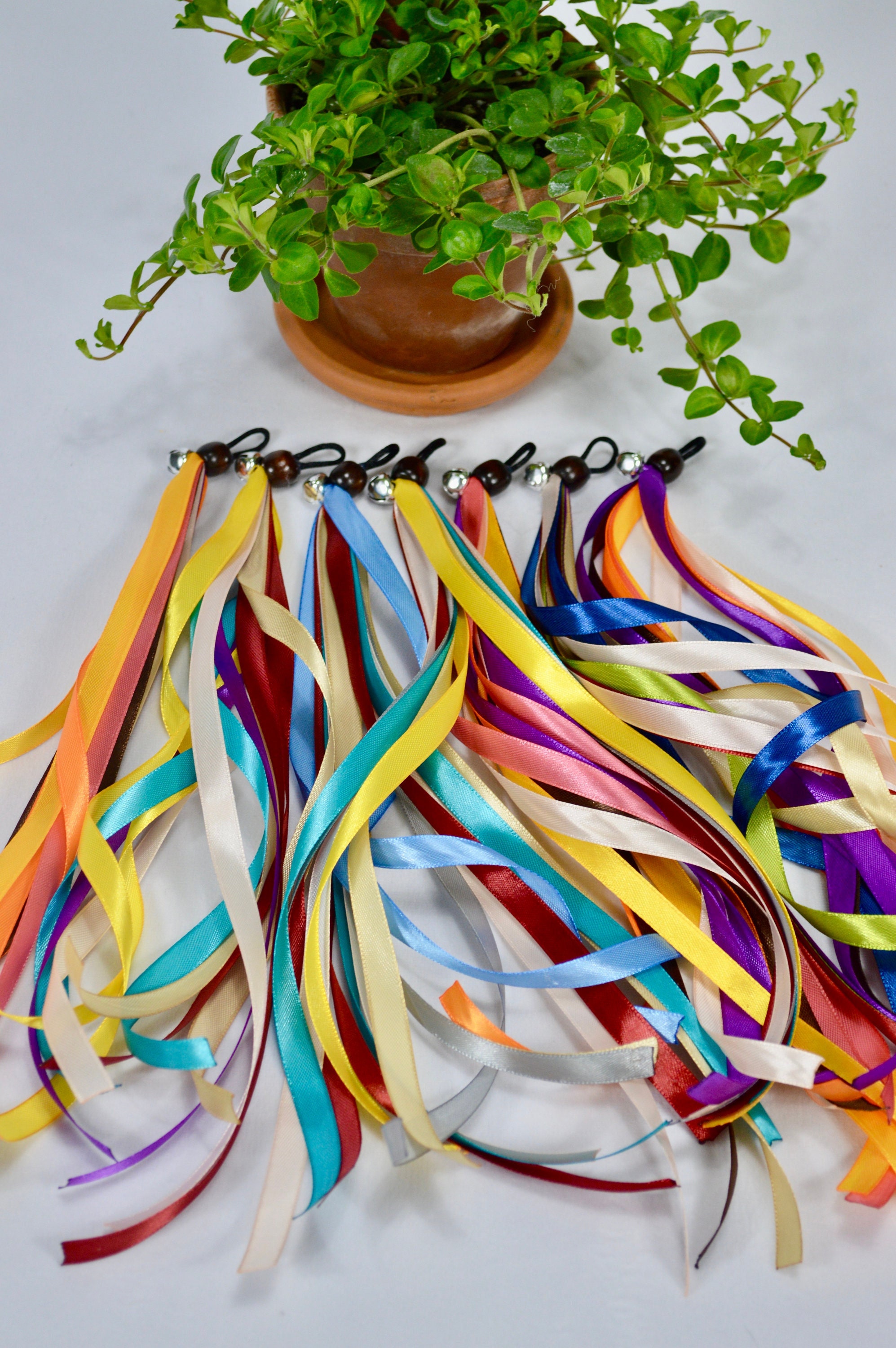 Rainbow Ribbon for Crafting, Bulk Ribbon for Packaging, Double Sided Ribbon,  Ribbon for Gift Box, Colourful Ribbon 